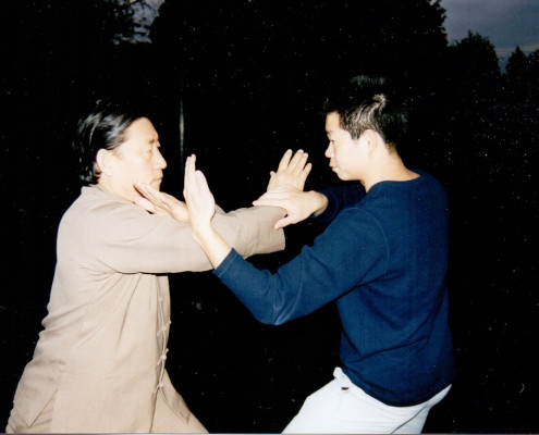 Master Tse with his Sifu Chen Xiao Wang.
